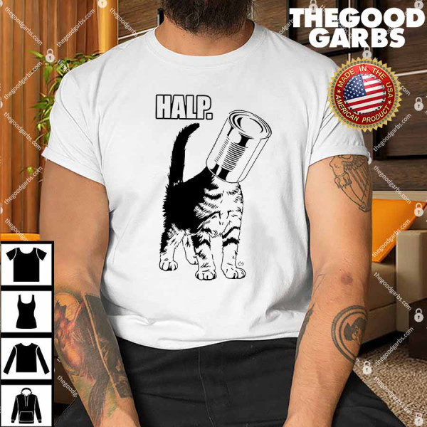 Halp Cat Men’s T-Shirt
