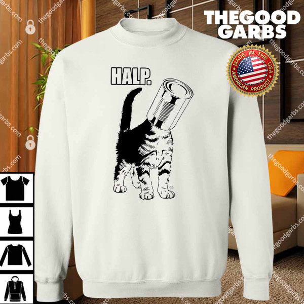 Halp Cat Men’s T-Shirts