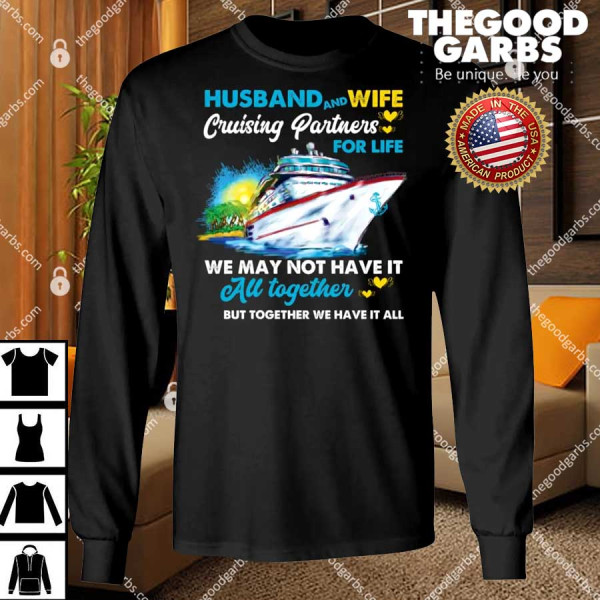 Husband And Wife Cruising Partners For Life Ship T-Shirt