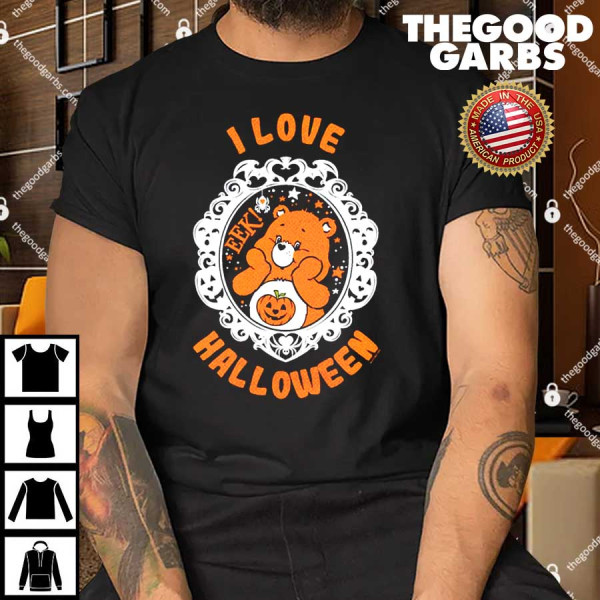 I Love Halloween Care Bears T-Shirt
