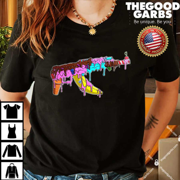 Ice Cream Gun AK47 Shirts