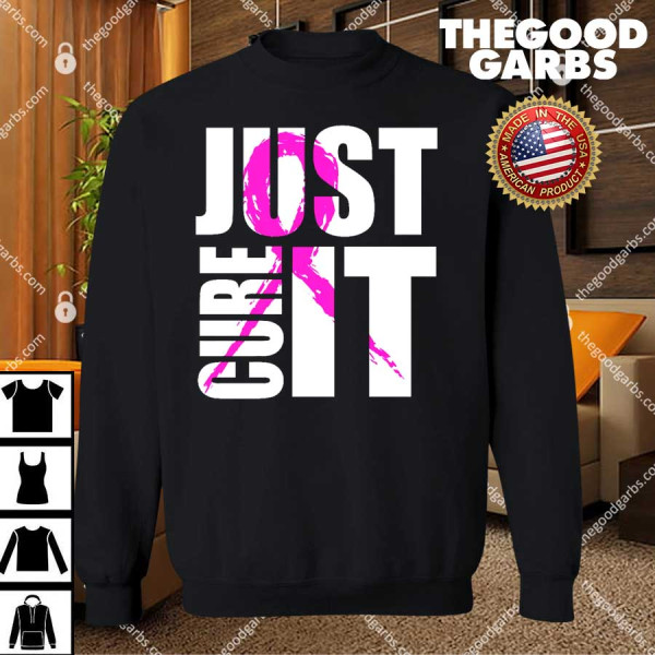 Just Cure It Breast Cancer Awareness Pink Ribbon T-Shirts