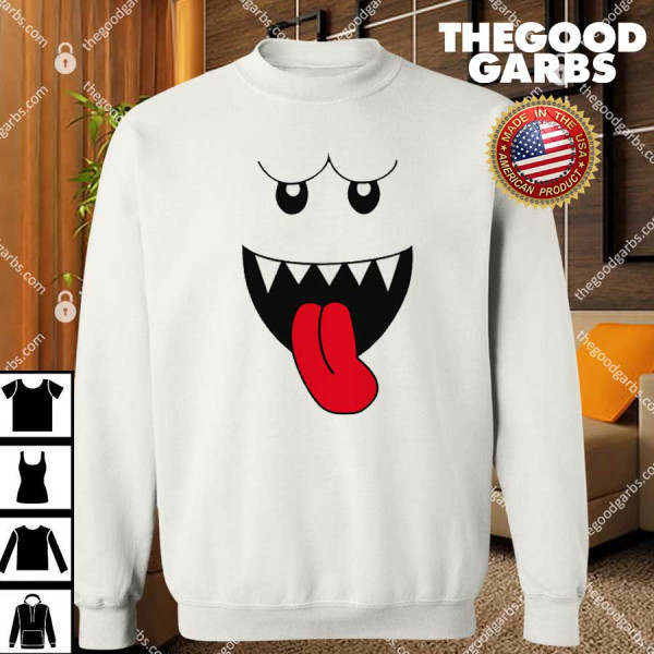 King Boo Face Drawstring T-Shirts
