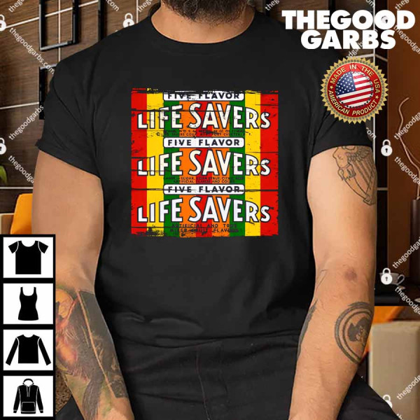 Life Savers Candy Aged Retro Look T-Shirt