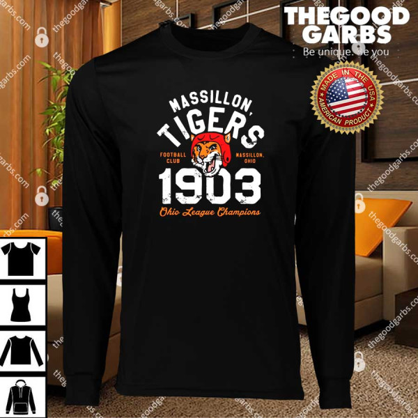 Massillon Tigers Ohio Vintage Defunct Football Teams Shirt