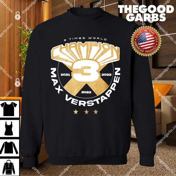 Max Verstappen Drivers Champion 2023 Shirts