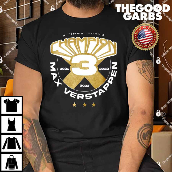 Max Verstappen World Champion 2023 Shirt