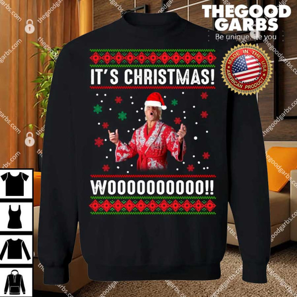 Ric Flair It’s Christmas Woooooo Sweatshirt