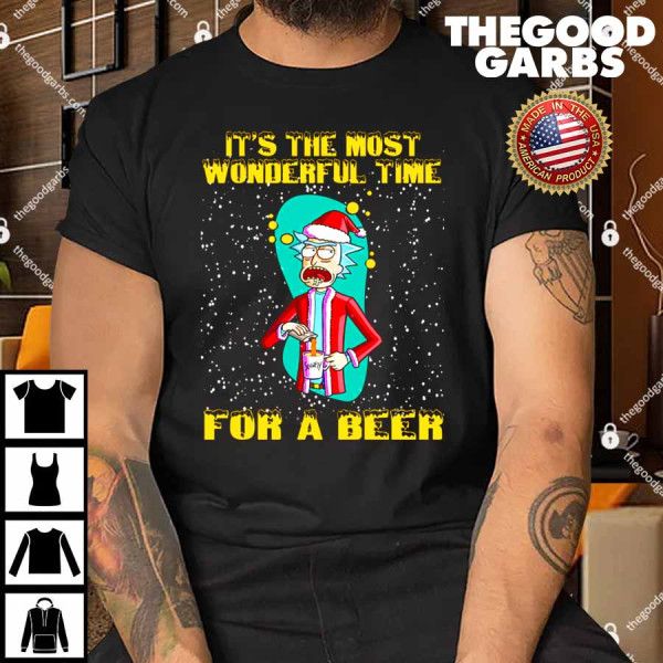 Rick And Morty It’s The Most Wonderful Time For A Beer Shirt