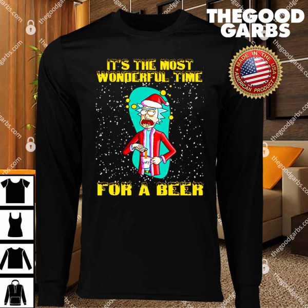 Rick And Morty It’s The Most Wonderful Time For A Beer T-Shirts