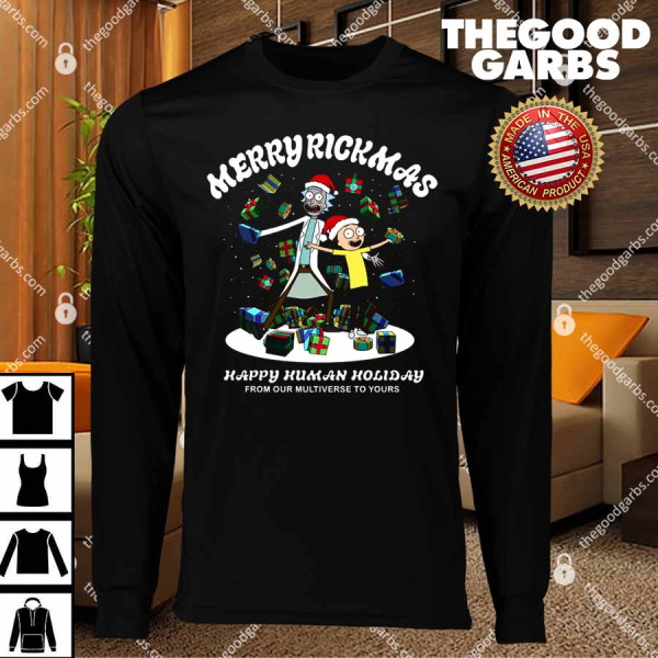 Rick and Morty Merry Rickmas Christmas T-Shirts