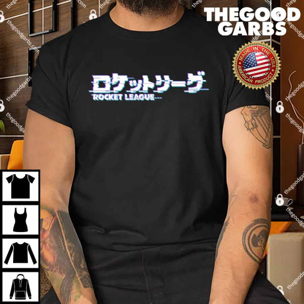 Rocket League Light Tokyo Glitch Logo Shirt