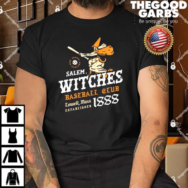 Salem Witches Massachusetts Baseball Club T-Shirt