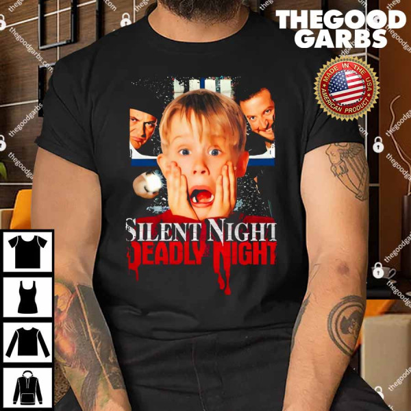 Silent Night Deadly Night Home Alone Movie Mashup T-Shirt