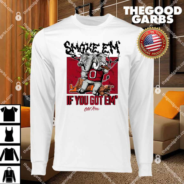 Smoke Em Elephant Football T-Shirts