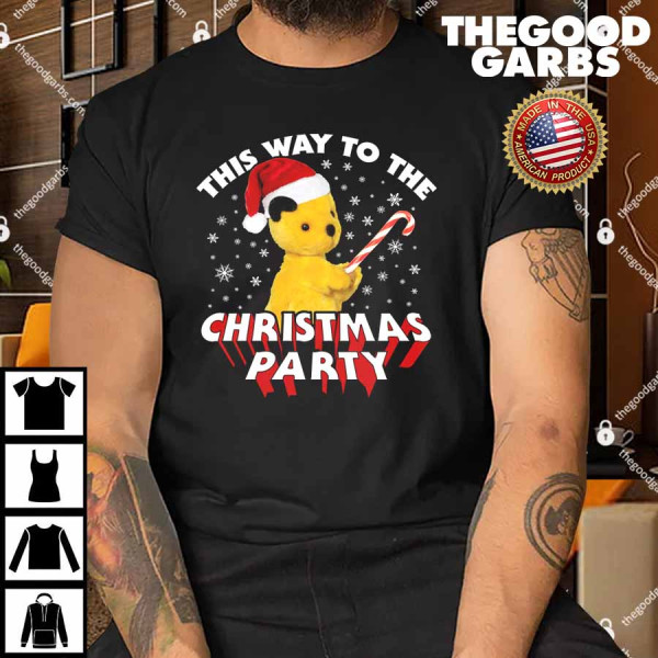 Sooty Christmas This Way To The Christmas Party Shirt