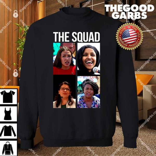 Squad AOC Rashida Tlaib Ilhan Omar Ayanna Pressley T-Shirts