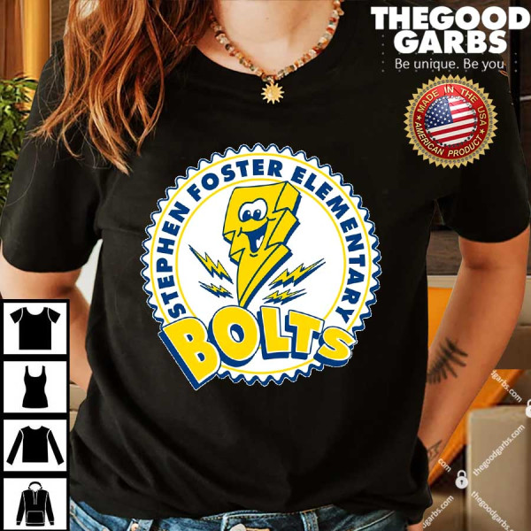 Stephen Foster Elementary Bolts Logo Shirt