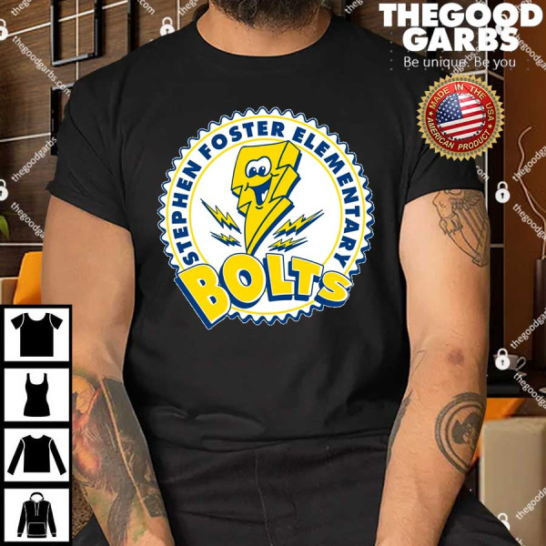 Stephen Foster Elementary Bolts Logo T-Shirts
