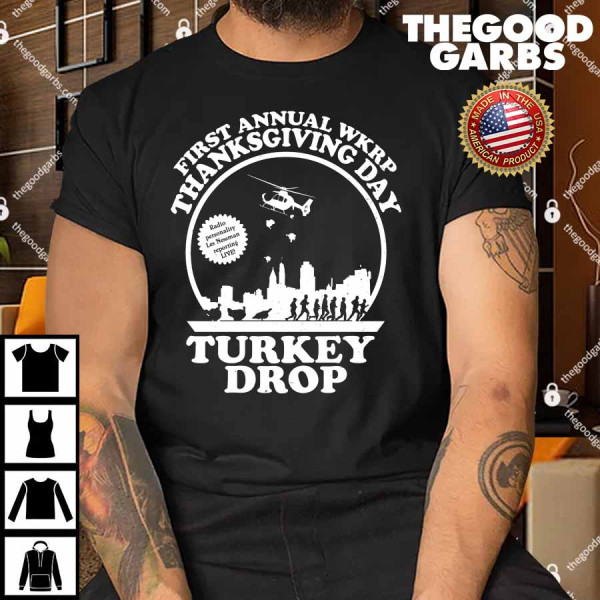 Thanksgiving WKRP Turkey Drop Shirt