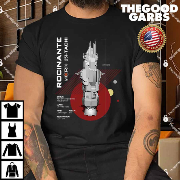 The Expanse Rocinante Ship Shirt