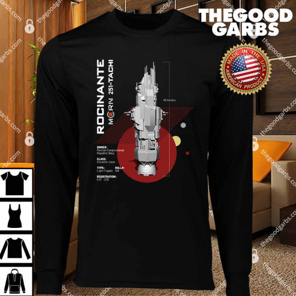 The Expanse Rocinante Ship T-Shirts