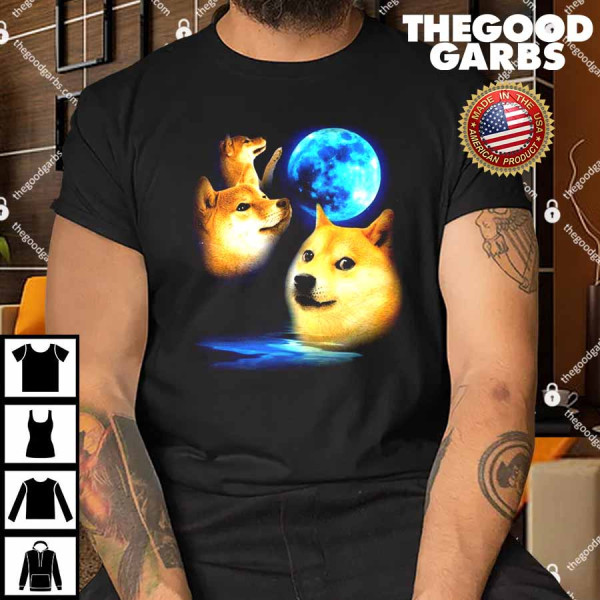 Three Doge Moon Shirt