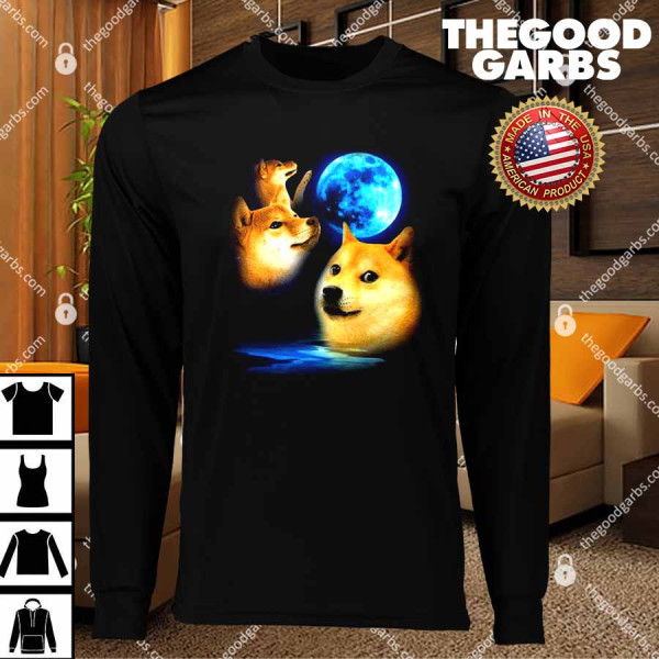 Three Doge Moon T-Shirts
