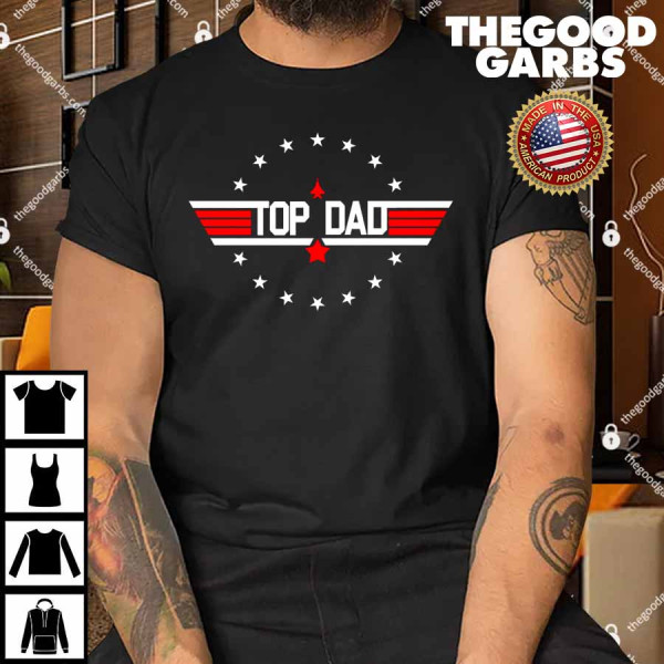Top Dad Father's Day Airplane Pilot Shirt