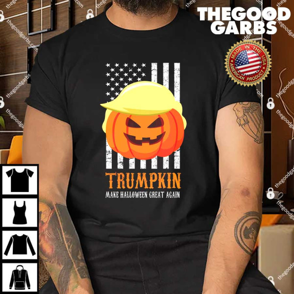 Trumpkin Donald Trump Funny Halloween T-Shirt