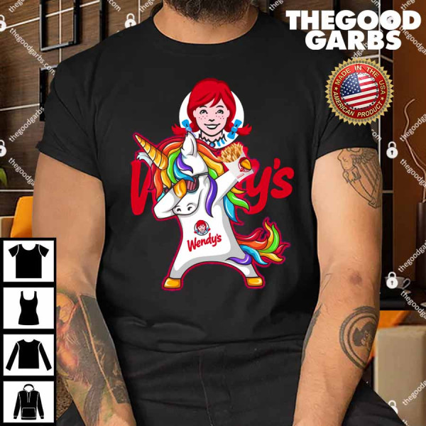 Wendy's Unicorn Dabbing Shirt
