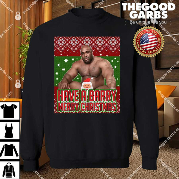 X-Mas Christmas Have A Barry Merry Christmas Ugly Sweater T-Shirts
