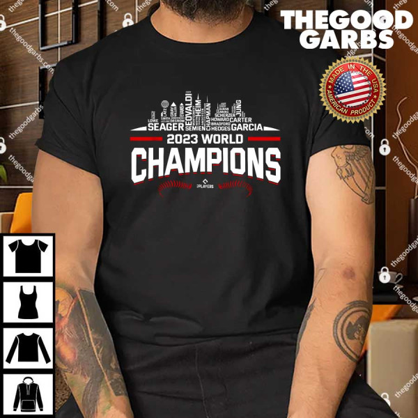 2023 World Champions Adolis Garcia Texas MLBPA Shirt