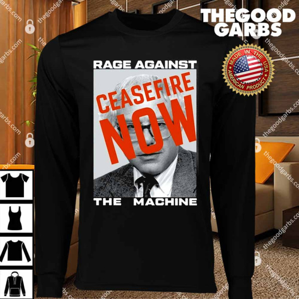 Bernie Sanders Rage Against The Machine Ceasefire Now T-Shirts