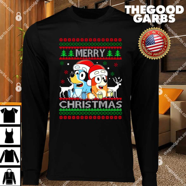 Bluey Merry Christmas T-Shirt