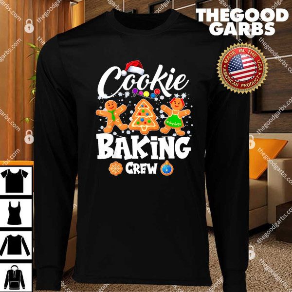 Cookie Baking Crew Christmas Santa T-Shirts