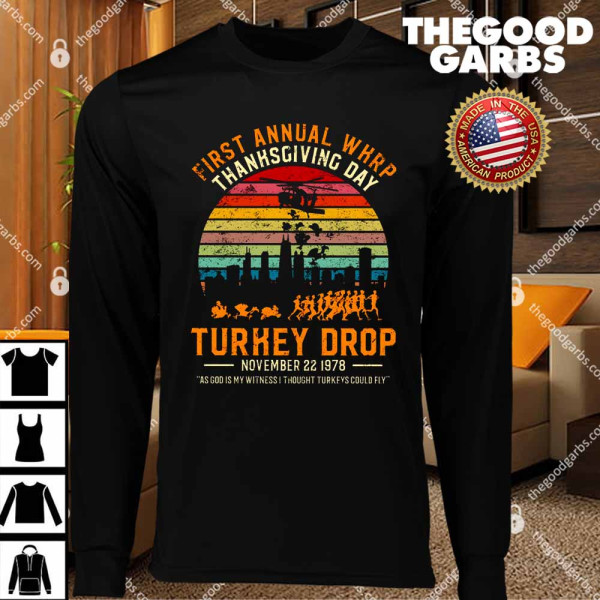 First Annual WKRP Thanksgiving Day Turkey Drop November 22 1978 T-Shirts