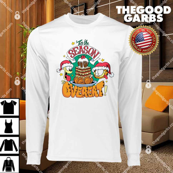 Garfield Christmas Tis The Season To Overeat T-Shirts