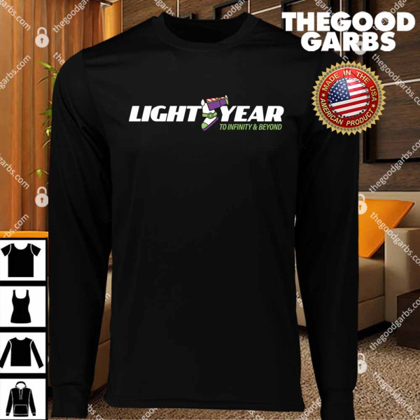 Light Year To Infinity And Beyond T-Shirts