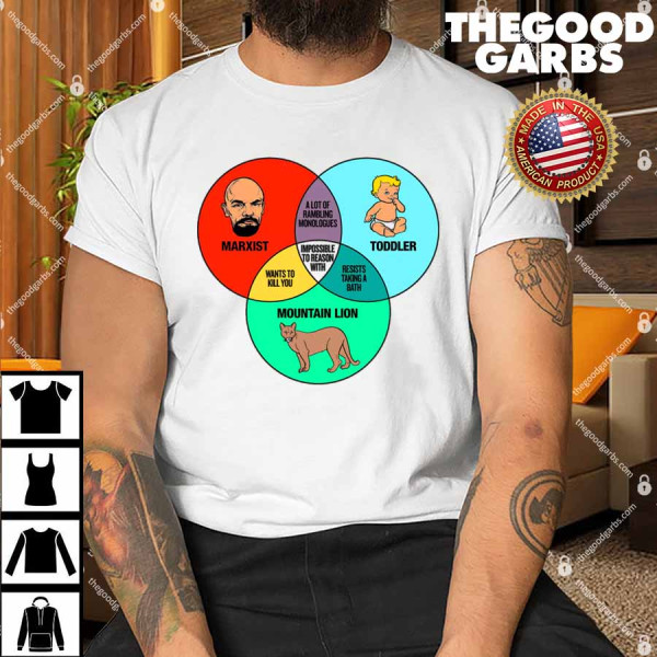 Marxist Toddler And Mountain Lion Shirt