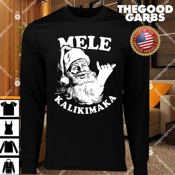 Mele Kalikimaka Santa Christmas T-Shirts