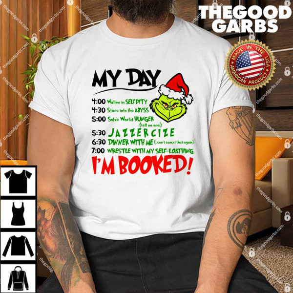 My Day Schedule I’m Booked Christmas Shirt Merry Christmas Shirt