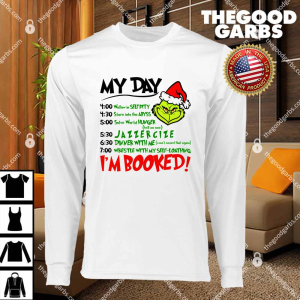 My Day Schedule I’m Booked Christmas Shirt Merry Christmas T-Shirts