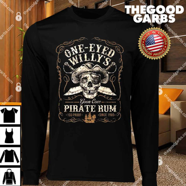One Eyed Willy's Goon Cove Pirate Rum T-Shirts