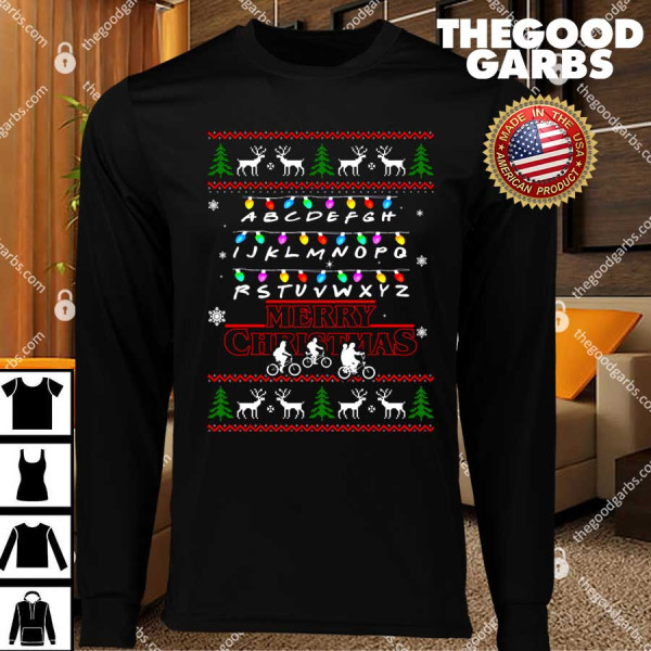 Stranger Things Merry Christmas Ugly T-Shirts