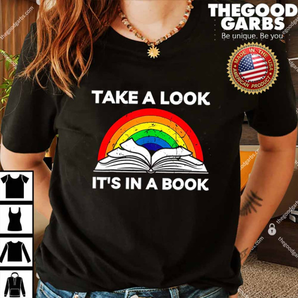 Take A Look It's In A Book Reading Vintage Shirt
