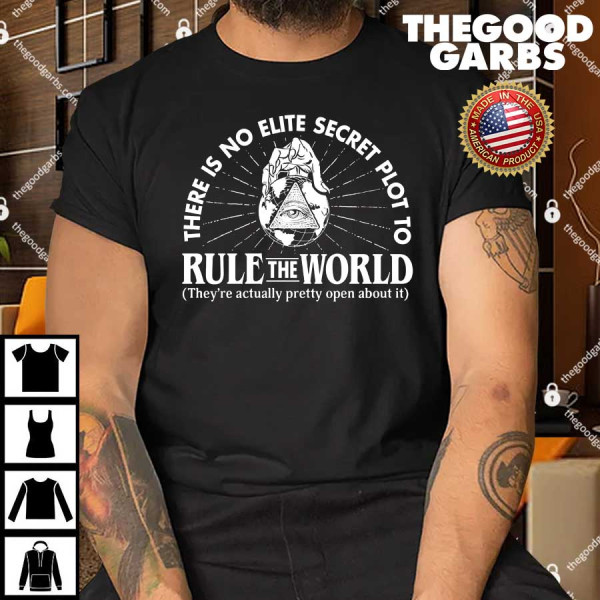 There Is No Elite Secret Plot To Rule the World Shirt