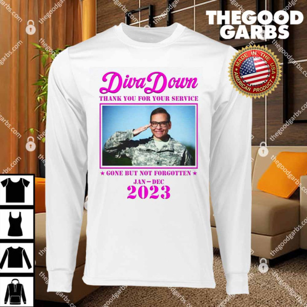 Diva Down Thank You For Your Service George Santos T-Shirts