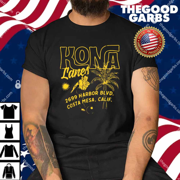 Kona Lanes 2699 Harbor Blvd Costa Mesa Calif Shirt