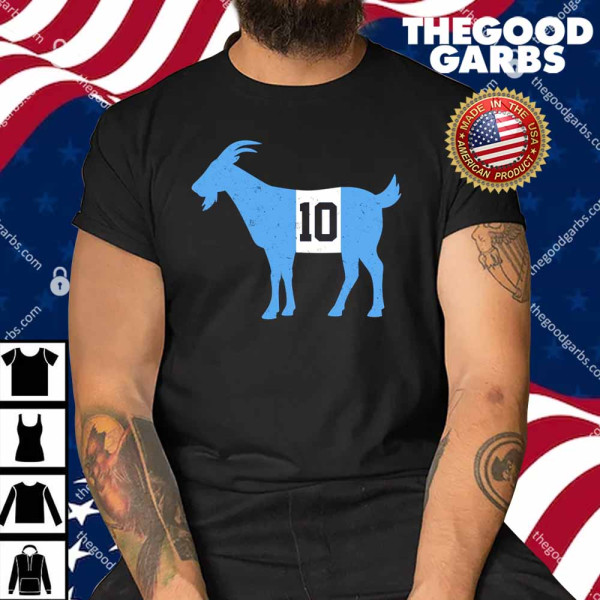Messi Goat #10 Argentina Soccer Shirt